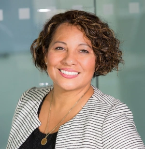 Portrait image of supreme coating client Laura B.