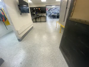Floor Epoxy showcasing durable epoxy flake finish for residential spaces
